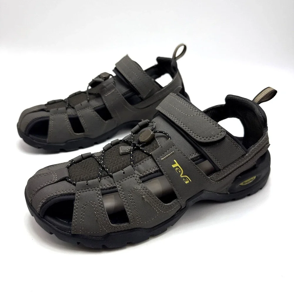 Teva Mens Forebay Mens Size 10 Hiking Water Sandals Hook And Loop